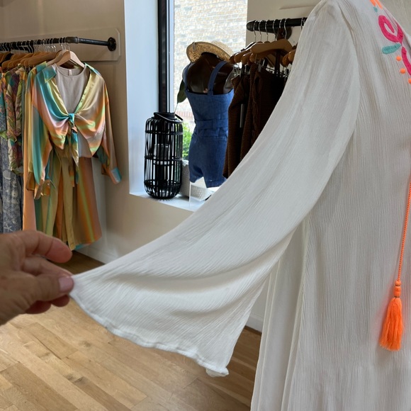 Lilly Pulitzer 🦩 Ellie Tunic Dress, Resort White, Large 🏝️ GUC - Picture 6 of 10